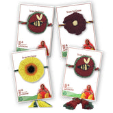 Seed Rakhi For Brother-Eco-Friendly & Handmade- (Multi)